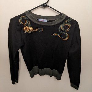 Banned Rebel Unique Vintage Serpent Sweater